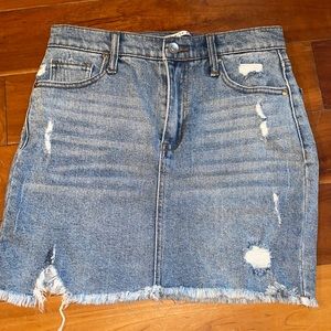 Fashion Nova jean skirt never worn!